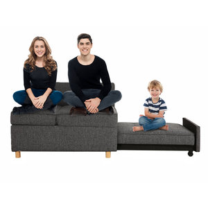 Haute qualité Chine mousse à mémoire de forme Design moderne Futon tufté pliant petit deux ou trois <span class=keywords><strong>2</strong></span> ou 3 <span class=keywords><strong>places</strong></span> métal couchage Cum canapé-<span class=keywords><strong>lit</strong></span> - Product Image 5