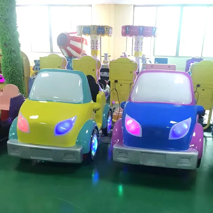Manufacturers direct coin-operated game rocking car children's rocking machine two-seat children's luxury car game machine