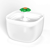 Distributeur d'eau portable intelligent et écologique pour chiens et chats, fontaine à eau automatique solide pour l'extérieur
