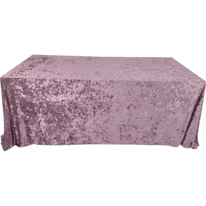Moderna Tovaglia Rotonda in Velluto Intrecciato Tinta Unita, Antimacchia e Personalizzabile per Matrimoni, Banchetti, Hotel, Feste e Uso Domestico - Product Image 5