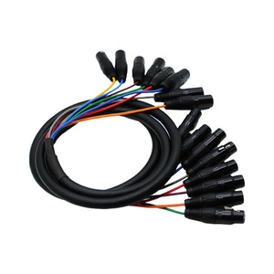 Câble multipaire XLR 8 canaux pour <span class=keywords><strong>audio</strong></span> professionnel, avec noyau OFC et connecteurs de type Neutrik pour scène et studio - Product Image 5