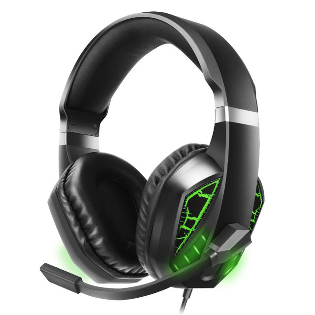Stand 3.5mm PC Computer 7100 Headphone Microphone Gaming Headset Wired 7100 Game Earphones and Headphone