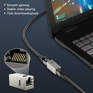 CAT 7 RJ45 en línea acoplador Keystone <span class=keywords><strong>Jack</strong></span>, blindado hembra a hembra - Product Image 6