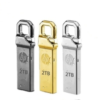 Memoria USB Personalizada Mini Metálica en Forma de Llave 32GB 16GB 128GB 3.0 de Gran Capacidad 64GB para HP