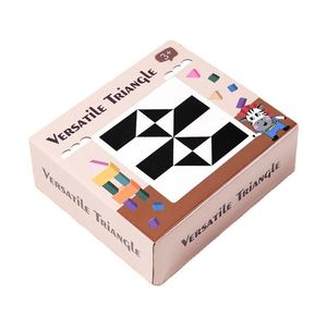 Juegos de Ingenio Educativos Montessori, Bloques 3D para Esconder, Juego de Madera Blanco y Negro, Rompecabezas DIY - Product Image 1