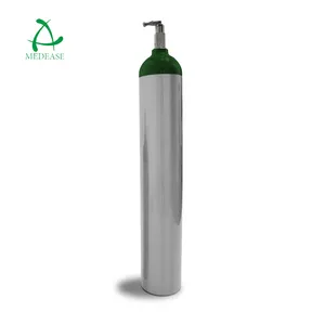 Cilindro de oxígeno de aluminio Tanque MEDEASE portátil Cilindros de gas de oxígeno médico Cilindro médico de natación