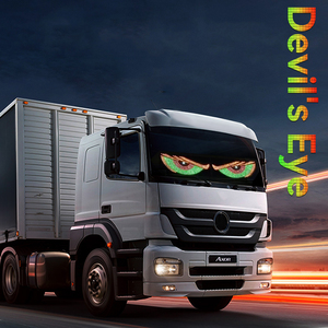 USB Animated Demon Eyes Screen <span class=keywords><strong>Led</strong></span> Matrix Panel <span class=keywords><strong>Led</strong></span> Display <span class=keywords><strong>pour</strong></span> <span class=keywords><strong>camion</strong></span> pare-brise Devil Eyes Lights for Car Truck Off-road SUV - Product Image 4