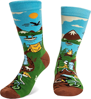 Chaussettes en chanvre personnalisées avec logo de marque, style hip-hop, streetwear, sport, chaussettes en coton, chaussettes amusantes et festives, emballage cadeau, chaussettes de camping joyeuses