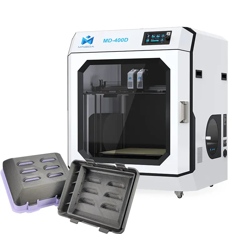 Professional MD-400D Imprimante Impresora 3D Drucker Printing Machine 400mm Industrial 3D Printer For Nylon HIPS PETG
