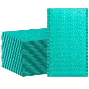 Enveloppe matelassée en polybulle écologique avec logo personnalisé, couleur unie, biodégradable, pour l'expédition de vêtements - Product Image 1