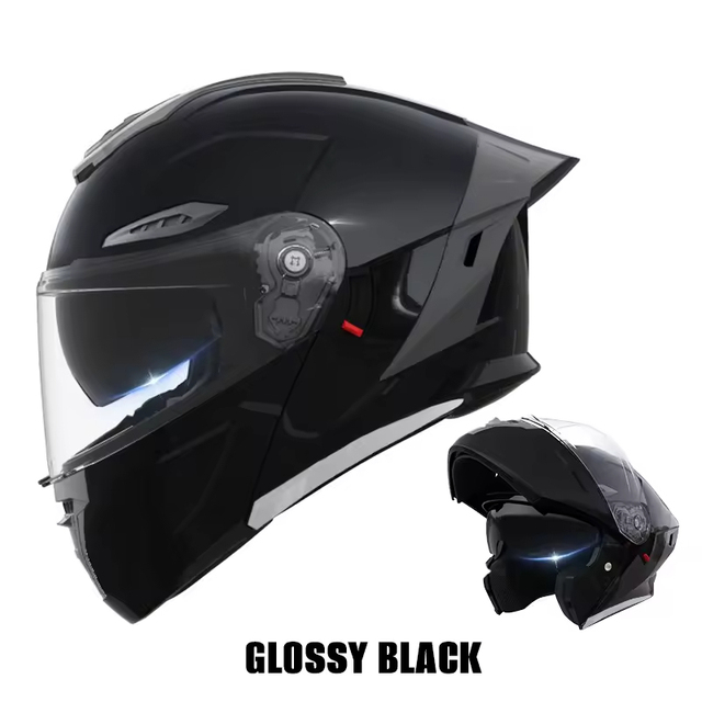 New Modular Flip up ABS/PP/PC Motorcycle Full Face Helmet DOT Certified Racing Riding Accessories