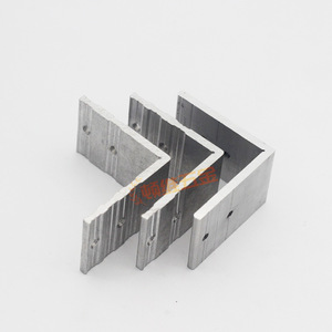 Support d'angle en alliage d'aluminium en forme de L Dunway, connecteur à 90 degrés pour quincaillerie de meubles et armoires - Product Image 2
