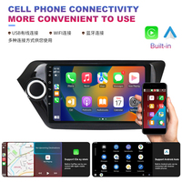 Autoradio Android avec écran tactile de 9 pouces, Bluetooth, CarPlay sans fil, Android Auto, sortie AV, GPS pour les voitures KIA RIO Sportage