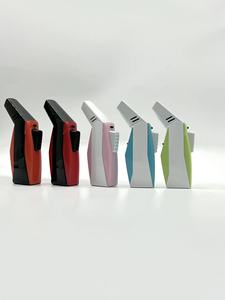 Đèn khò <span class=keywords><strong>mini</strong></span> bật lửa xì gà bằng kim loại chống gió, có thể tùy chỉnh logo, dùng gas butan, dùng cho bếp, bật lửa khò thuốc lá - Product Image 6