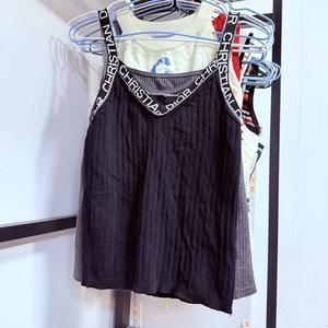 Débardeur d'occasion pour femmes, chemisier à manches courtes, débardeur en balles, pull fin à la mode, exportation de vêtements d'occasion vers la Thaïlande - Product Image 2