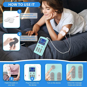 TENS + EMS + FITNESS kas stimülatörü ünitesi vücut uygulama ağrı kesici artrit kramp ve gücü kabartma makinesi/onlarca birim - Product Image 3