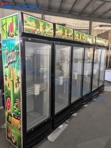 Botella de puerta de vidrio comercial de 300-1000L, Enfriador de bebidas, barra de cerveza, estante de exhibición de bebidas, <span class=keywords><strong>nevera</strong></span> a la venta - Product Image 5