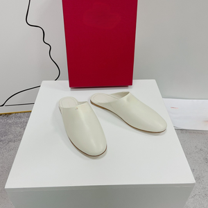 Mules élégantes en cuir véritable noir, imperméables, respirantes, antidérapantes, à bout rond et talon plat, pour l'automne/le printemps, idéales pour les trajets quotidiens. - Product Image 3