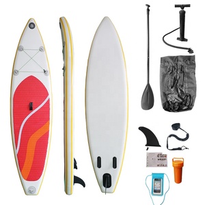 Planche à pagaie gonflable SUP avec pagaie et pompe pour les sports nautiques - Product Image 1