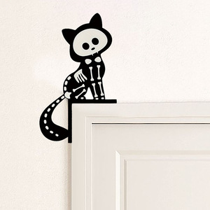 Décorations de cadre de porte en bois sur le thème d'Halloween, autocollants muraux d'angle, ornements muraux, autocollants pour interrupteurs, chambre et salon - Product Image 2