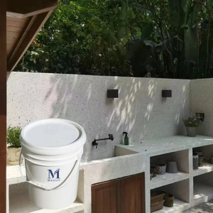 Wash Resin Stone <b>Art</b> Coating Resin Durable Brush Acrylic Multiple Stone Effect Flooring <b>Wall</b> Liquid Stone <b>Art</b> Coating - Product Image 3