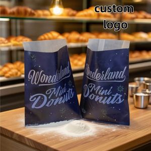 Ensemble de sacs à pâtisserie pour restaurant, boulangerie, café - Ensemble d'emballages à emporter pour beignets et biscuits - Emballage de qualité alimentaire - Product Image 3