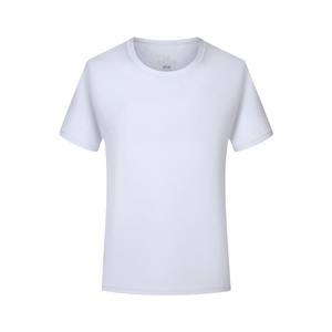 เสื้อยืดคอกลมแขนสั้นผ้าเคลือบเงา 160 กรัม แห้งเร็วสำหรับผู้ชาย - Product Image 2
