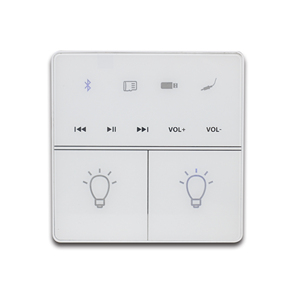 M pequeño <span class=keywords><strong>amplificador</strong></span> <span class=keywords><strong>de</strong></span> pared Bluetooth 2*25W 7 botones táctiles Smart Hotel habitación hogar <span class=keywords><strong>Audio</strong></span> pared estéreo <span class=keywords><strong>amplificador</strong></span> Digital - Product Image 1
