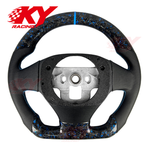 Volant de course personnalisé en fibre de carbone pour Chevrolet Corvette C6 C5 Coupé Z06 ZR1 Stingray 2005-2013 - Accessoires automobiles - Product Image 4