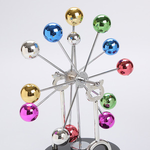 Kleurrijke magnetische ornamentbal reuzenrad perpetuum mobile Valentijnsdag zwevend hemels lichaam model olielamp huis - Product Image 4