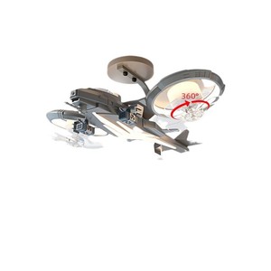Plafonnier ventilateur avion Dream Fighter pour <span class=keywords><strong>chambre</strong></span> d'enfant, <span class=keywords><strong>chambre</strong></span> de garçon, protection oculaire - Product Image 5