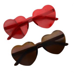 Gafas de Sol sin Montura con Forma de Corazón, Accesorios para Fiestas, Gafas de Sol sin Marco con Logotipo, Gafas de Sol para Pub, Club, Bar - Product Image 2