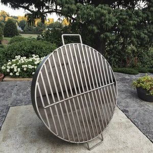 Moderner Tragbarer YIJIE Pulverbeschichteter Edelstahl 304 Runder Holzkohlegrill für Outdoor-Feuerstelle und Kochen - Product Image 6