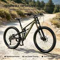 Vélo de montagne à suspension intégrale de 29 pouces, vélo de descente tout-terrain 27,5 AL MTB avec freins hydrauliques OEM