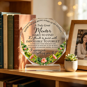 Exhibidor de Mesa Acrílico con Impresión UV Personalizada, Patrón de Texto y Foto Impresos a Medida para Regalo, Recuerdo o Decoración - Product Image 3