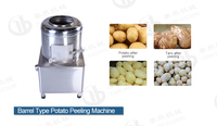 Machine à laver et à éplucher le manioc frais de pommes de terre de haute qualité pour les restaurants avec moteur et composants de base d'engrenage pour les hôtels