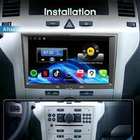 Lecteur MP3 Android avec écran tactile de 8 pouces pour Opel, Android Auto, CarPlay, navigation GPS, radio, stockage 64 Go, lecteur CD intégré au tableau de bord