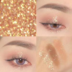 Nouvelle palette de fards à paupières sculptés 9 couleurs Mini fard à paupières Poudre libre en pot Paleta De Maquillaje Fard à paupières pressé à paillettes Forme des yeux - Product Image 4