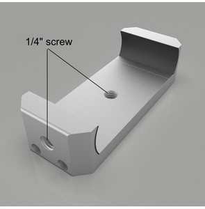 Suporte de Celular Multifuncional para Transmissão ao Vivo com Rosca de 1/4”, Grampo de Alumínio e <span class=keywords><strong>Cold</strong></span> Shoe para Tripé, Vlog e Vídeo - Anticorrosão e Antifurto - Product Image 5