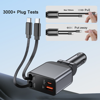 Pengisi daya mobil multifungsi kustom USB BC pengisi daya Cepat Ponsel Super portabel isi ulang