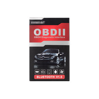 Herramienta de Diagnóstico Automotriz ELM327V1.5PIC25K80 Chip Versión BT OBD2 12V Lector de Códigos en Inglés para Autos