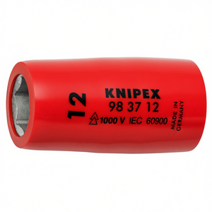 Clé à douille Knipex 12 mm 1000 V isolée, fabriquée en Allemagne - Product Image 2
