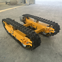 Geländegängiges Gummi-Raupenfahrwerk 500kg 1T 2Tonnen Elektrisches Kettenfahrwerk für Berg- und Landwirtschaftliche Materialtransportgeräte
