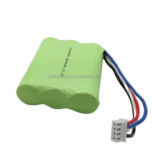 AA 1800mAh 2.4V NiMH Rechargeable Battery Pack for Cordless phones, RC hobbies and more