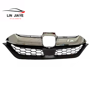 Rejilla delantera cromada de coche de alta calidad para 2017 2018 2019 Honda CRV Delexe Parachoques delantero Parrilla superior OEM 71121-TLY-H01 - Product Image 4