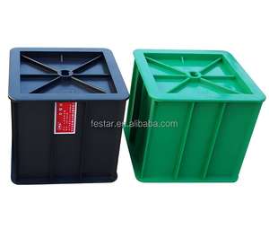 Molde de Cubo de Concreto Plástico 100/150/200mm para Teste de Concreto - Product Image 2