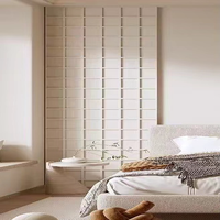 Panneau décoratif mural intérieur moderne à motif à carreaux |   Absorption acoustique |   Usage commercial |   Taille personnalisée |   Garantie de 5 ans |