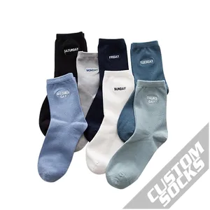 2024 WUYANG unisexe paquet personnalisé logo coton équipage robe de sport chaussettes