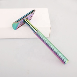 <strong>Best</strong> <strong>Double</strong> <strong>Edge</strong> Shaving <strong>Razor</strong> for Colorful Safety <strong>Razor</strong> for Daily Use &amp; Hotel Hair Removal Cosmetics Gift Box Included - Product Image 5
