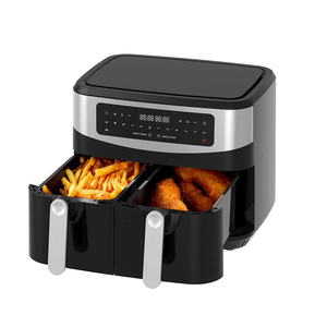 Hộ gia đình nóng bán 9L màn hình cảm ứng đôi Nồi chiên không khí điện nồi chiên sâu Lò nướng không khí thông minh Nồi chiên với <span class=keywords><strong>2</strong></span> độc lập giỏ arizer - Product Image 1